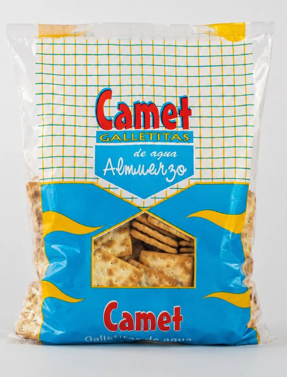 Camet Almuerzo. Envase del producto Camet.