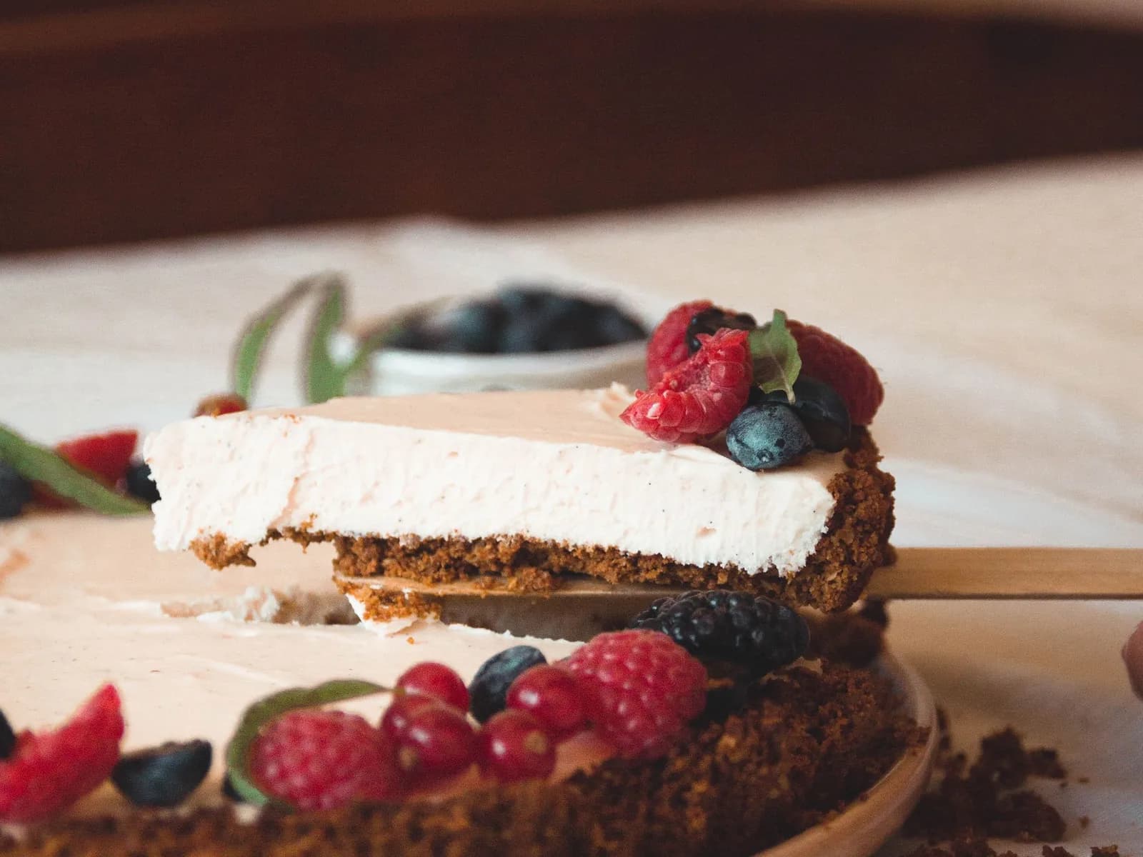 Base crocante para torta fría