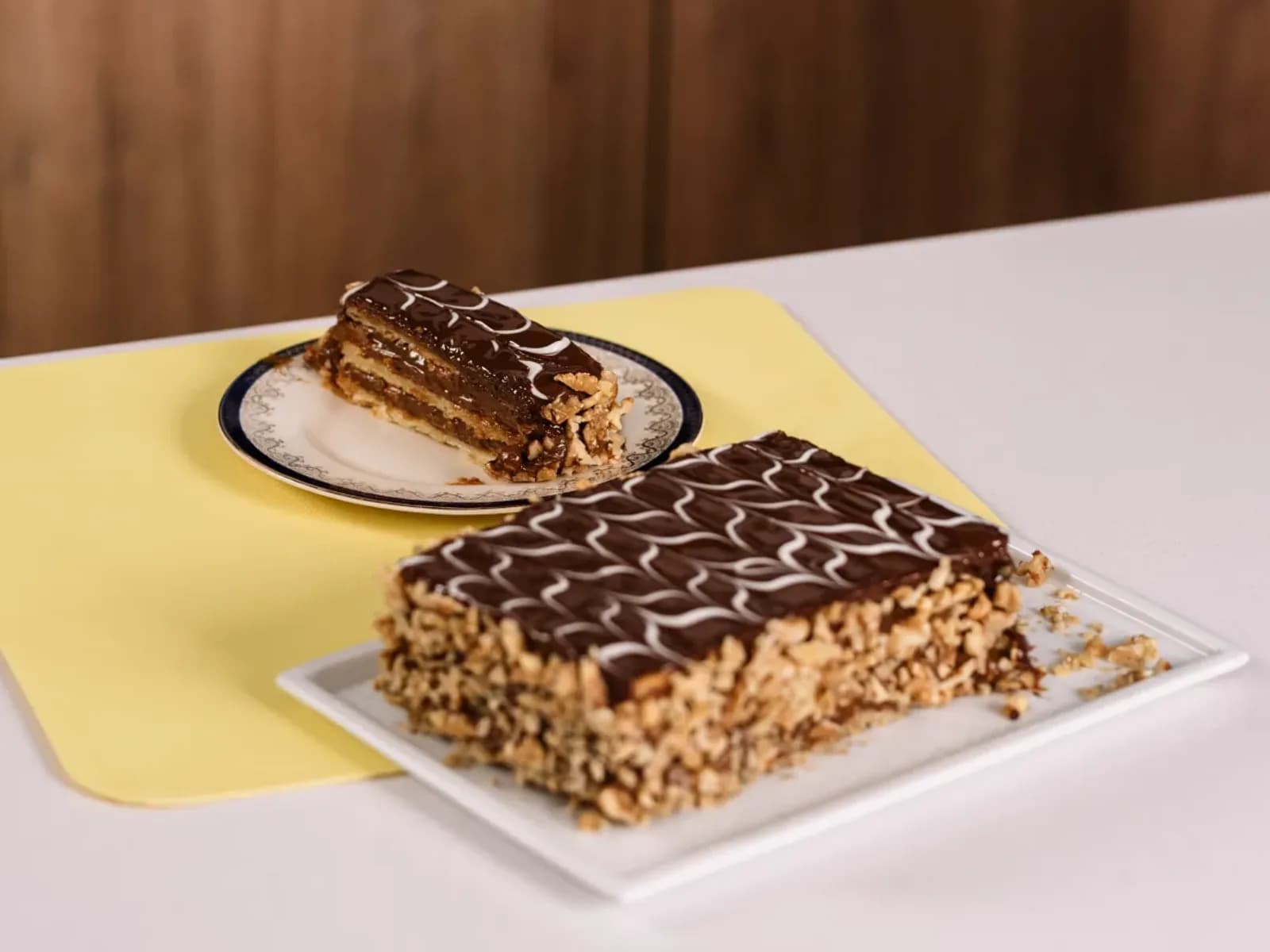 Milhojas fácil con galletitas